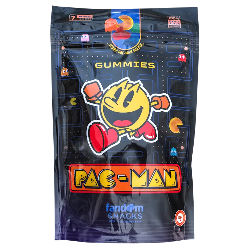 Fandom Snacks Pac Man Fruit Gum 125g