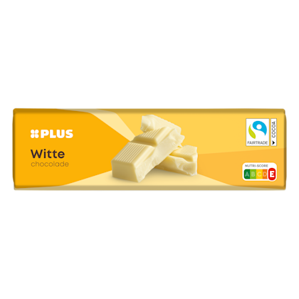 Chocolade reep wit - PLUS