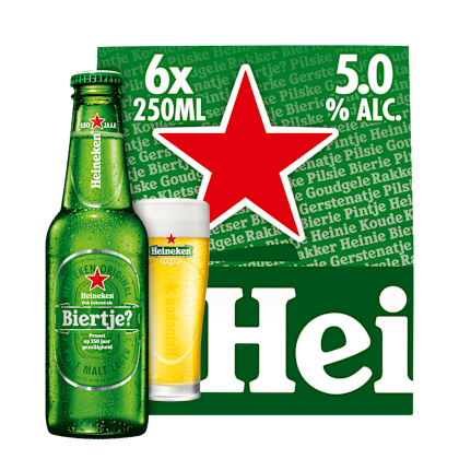 Premium pilsener bier fles