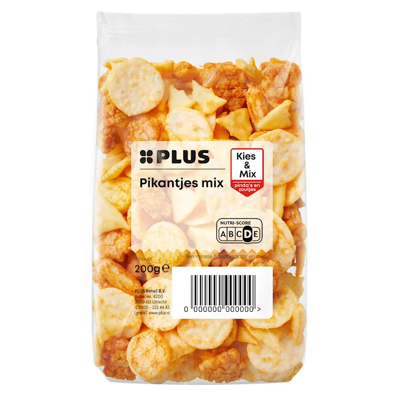 PLUS Pikantjes mix rijstzoutjes