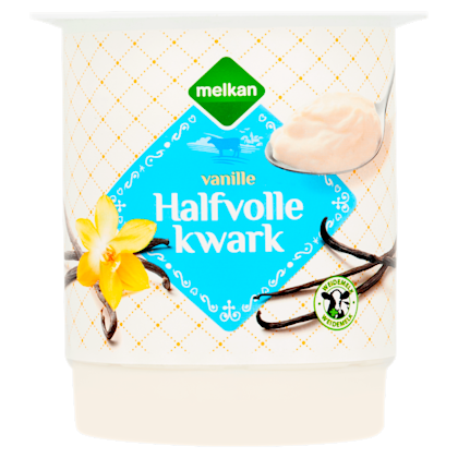 Halfvolle kwark vanille