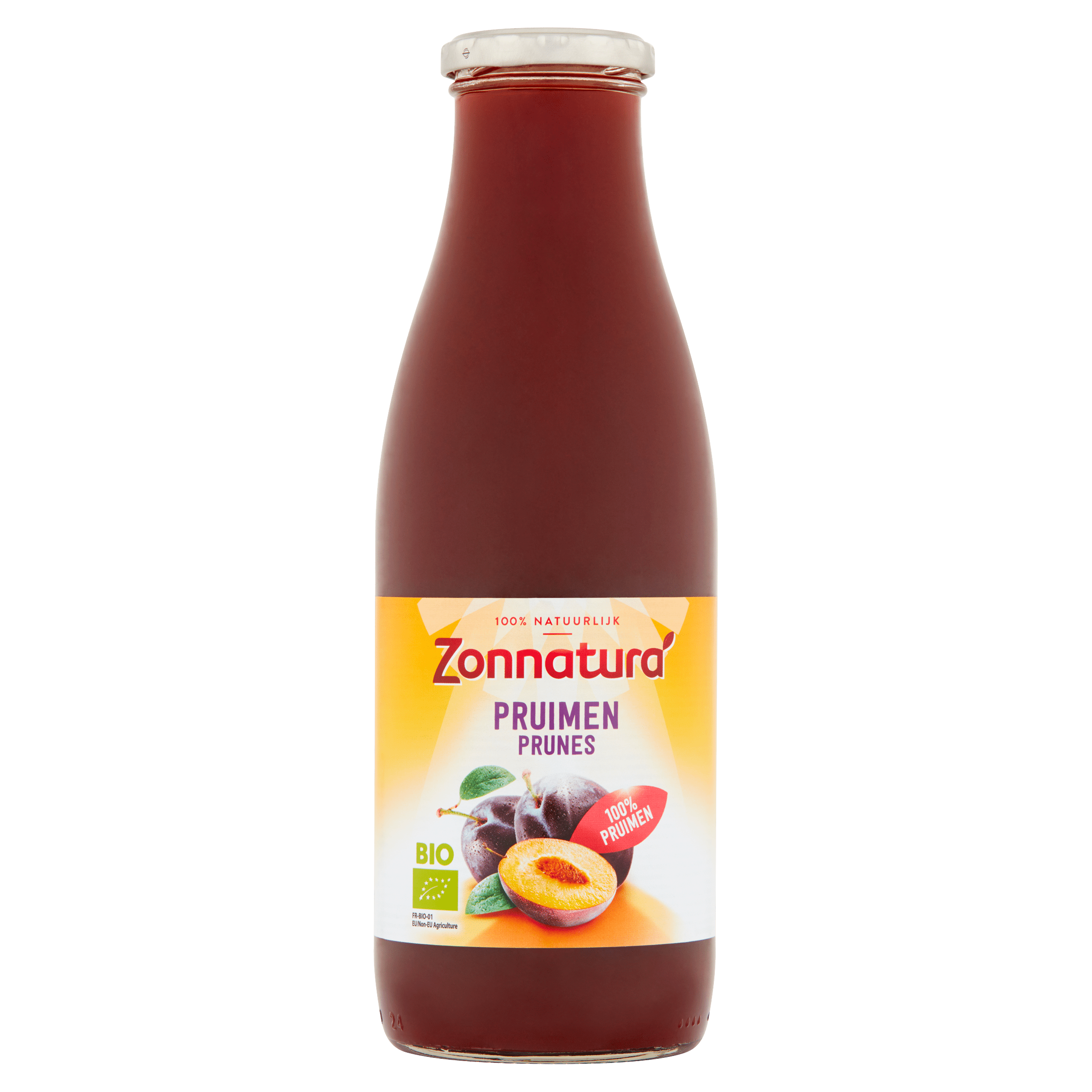 Zonnatura Pruimensap Bio Per Fles 750 Ml