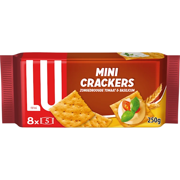 Lu Mini crackers tomaat & basilicum