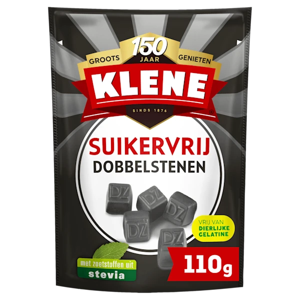 Klene Suikervrij Dubbelzoute dobbelstenen