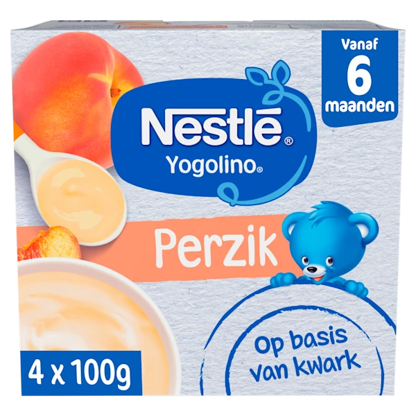 Nestlé 6+ Yogolino toetje perzik