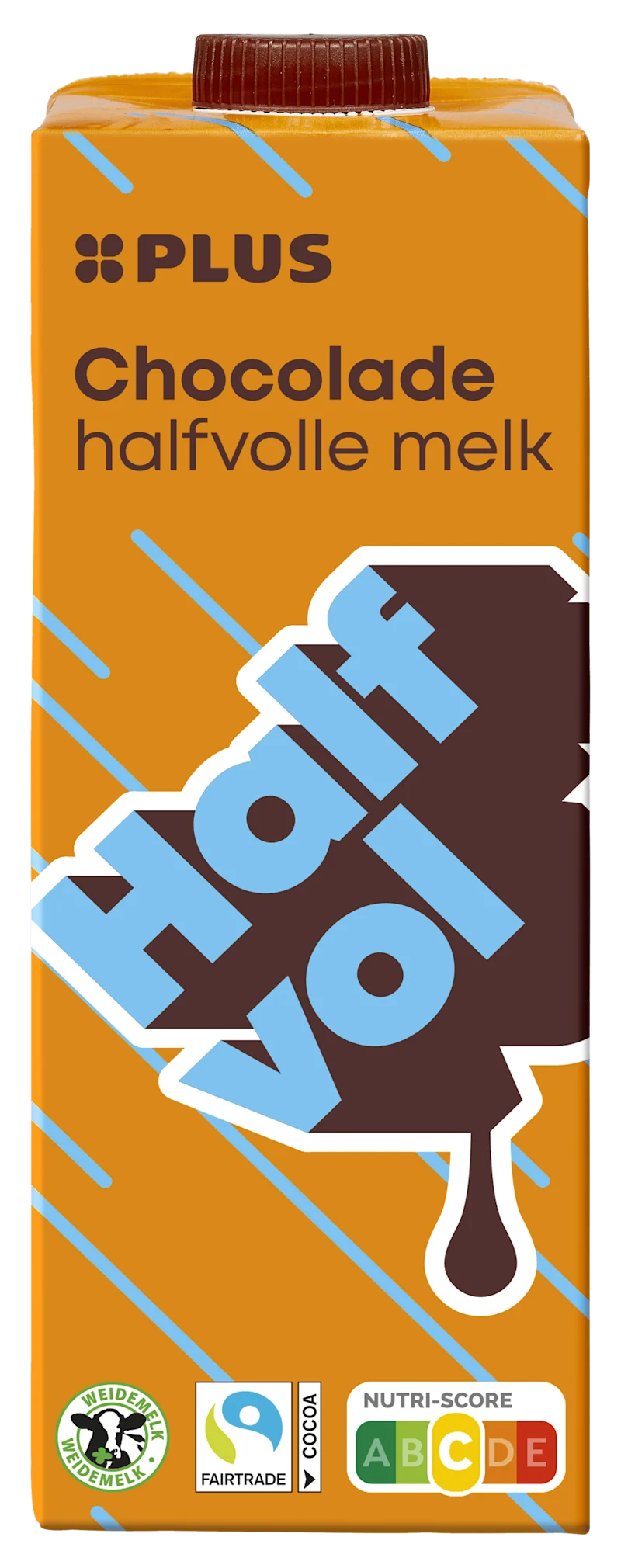 PLUS Fairtrade chocolademelk halfvol