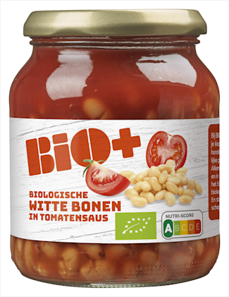 BIO+ Witte bonen in tomatensaus
