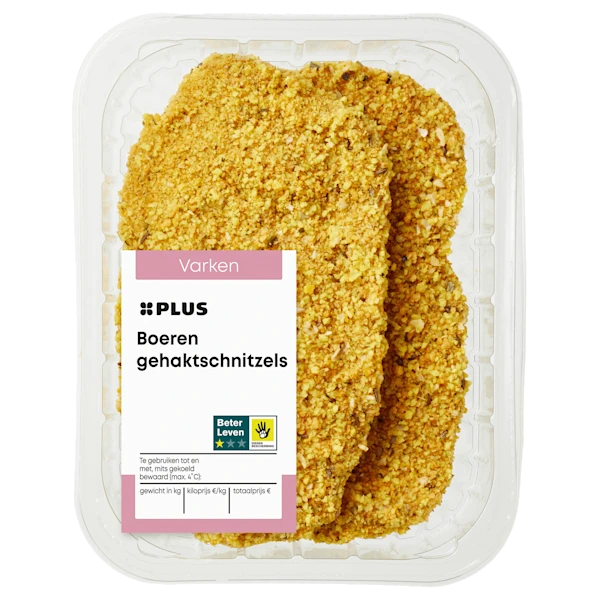 PLUS Boeren gehaktschnitzels