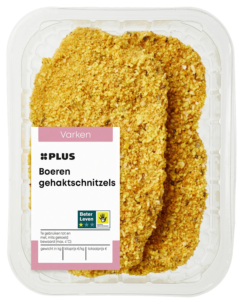 PLUS Boeren gehaktschnitzels