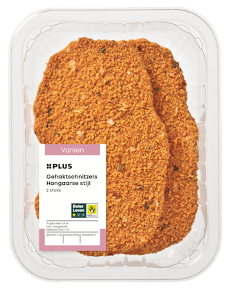 Gehaktschnitzels Hongaarse stijl 2st