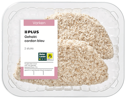 Gehakt cordon bleu 2 stuks