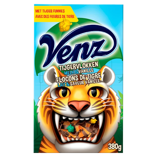 Venz Rimboe tijgervlokken melk vanille