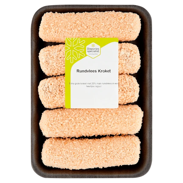 Diepvriesspecialist Kroket rundvlees 20%