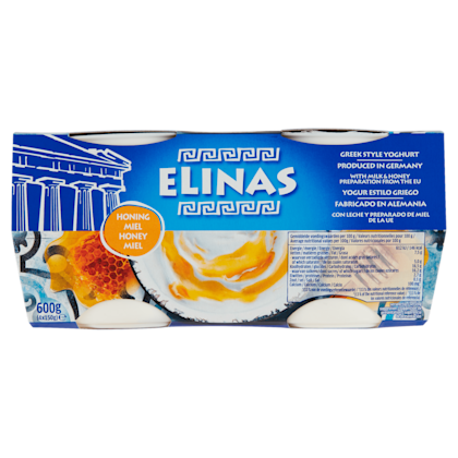 Griekse stijl yoghurt honing 4-pack