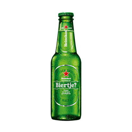 Premium pilsener bier fles