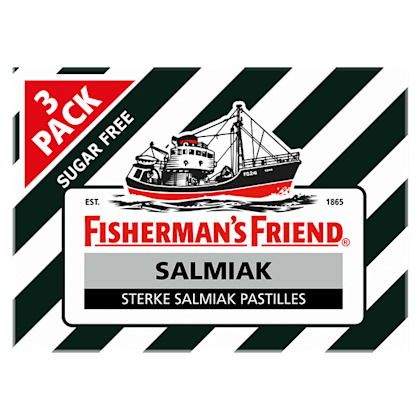 Salmiak suikervrij 3 pack