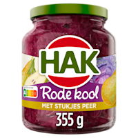 Hak Rode kool met stukjes peer