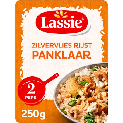 Zilvervliesrijst panklaar