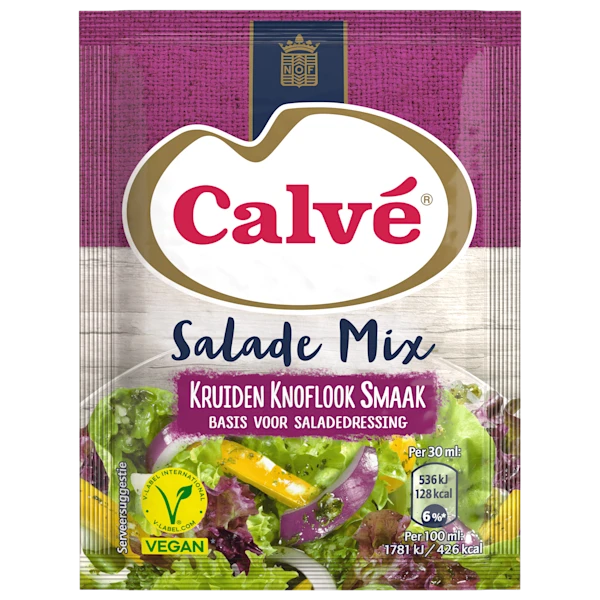 Calvé Salade Mix Kruiden Knoflook