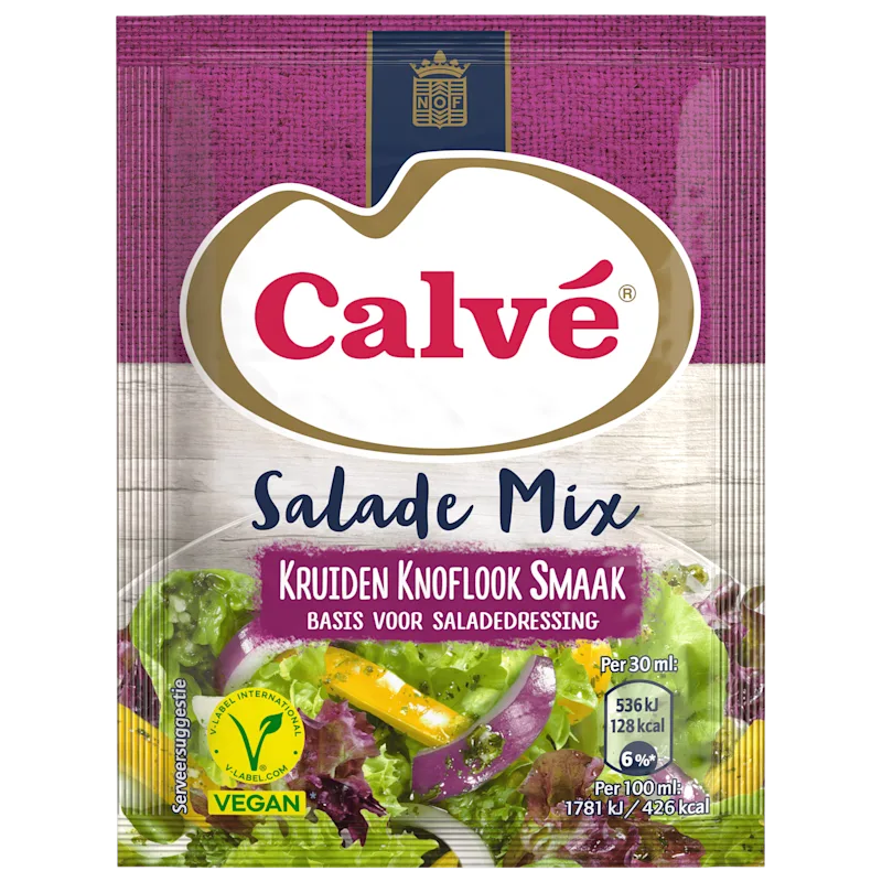 Calvé Salade Mix Kruiden Knoflook