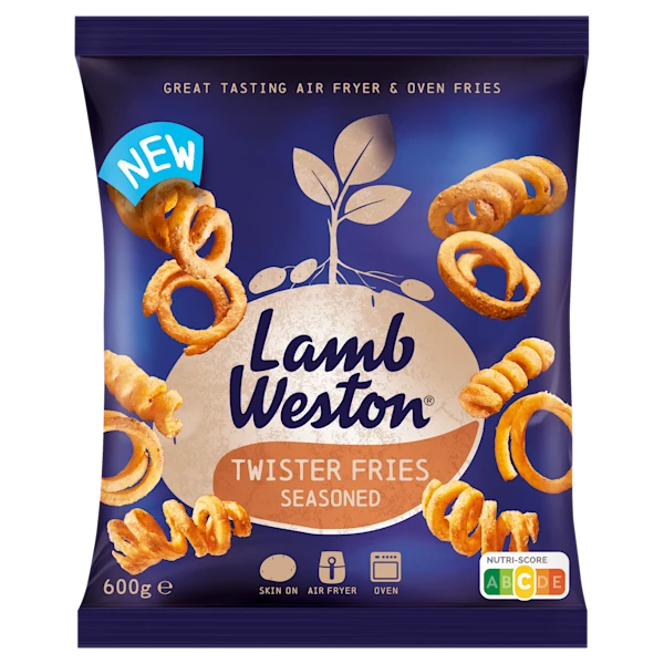 Lamb Weston Twister seasoned fries