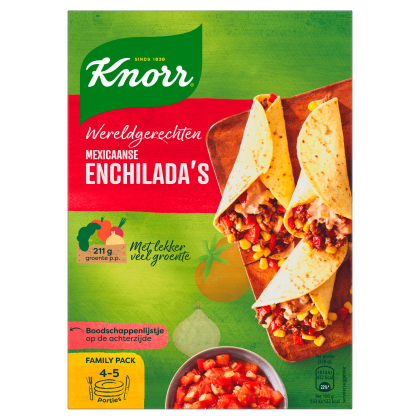 Wereldgerecht Mexicaanse enchiladas