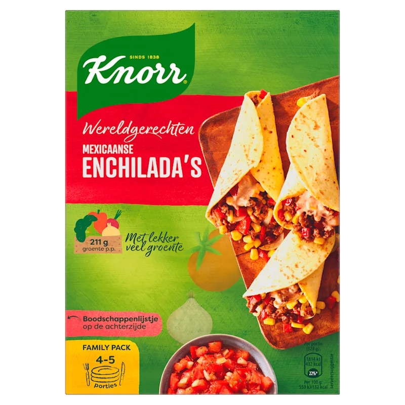 Knorr Wereldgerecht Mexicaanse enchiladas