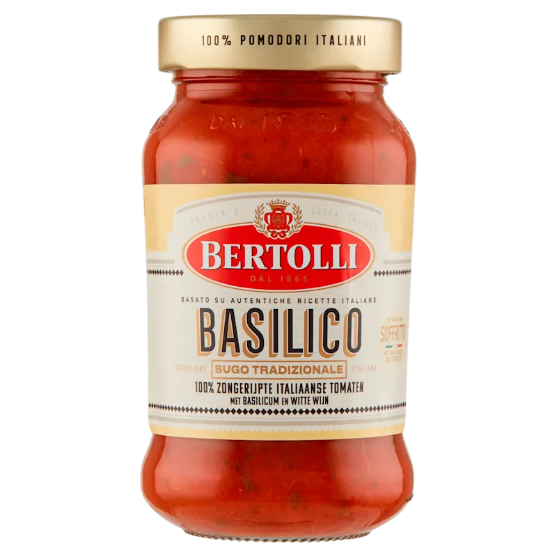 Bertolli Pastasaus Tomaat & Basilicum