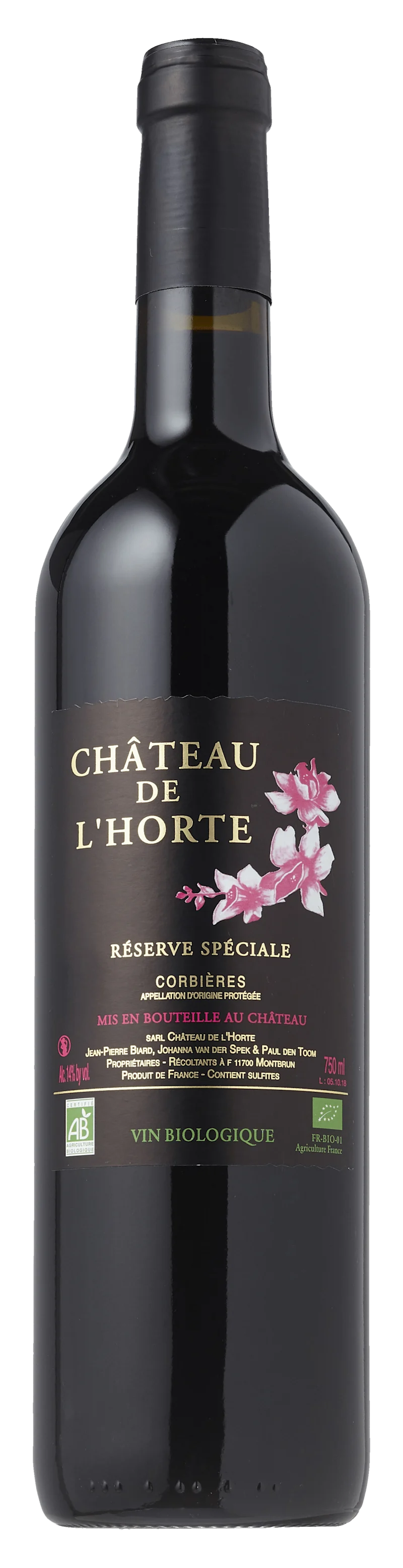 Chateau de l'Horte Corbières Réserve Spéciale