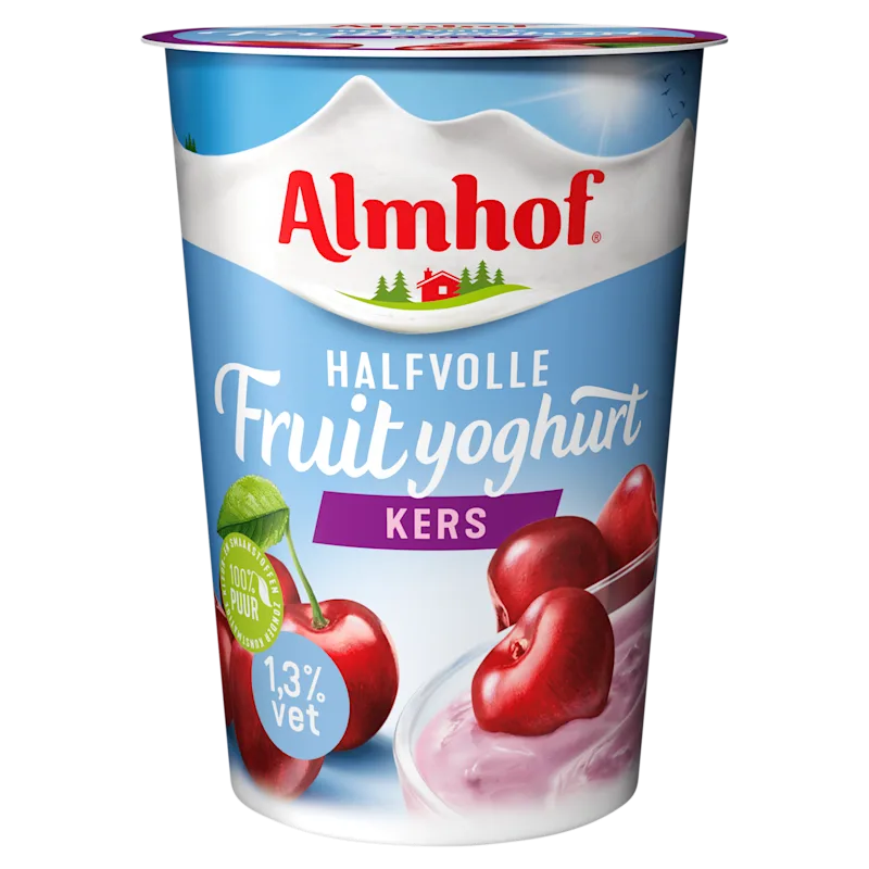 Almhof Halfvolle fruityoghurt kers