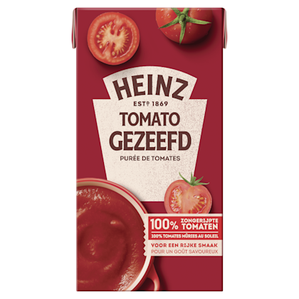 Tomaten gezeefd