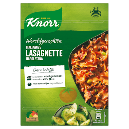 Wereldgerecht Lasagnette napoletana