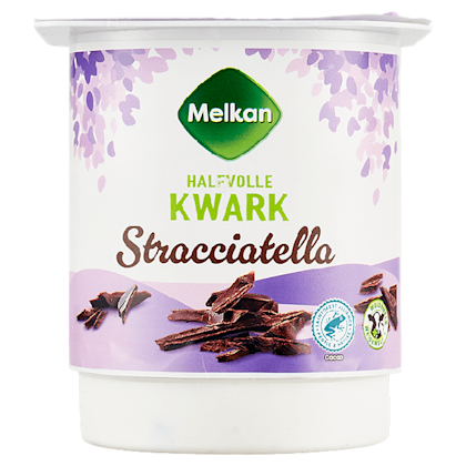 Halfvolle kwark stracciatella