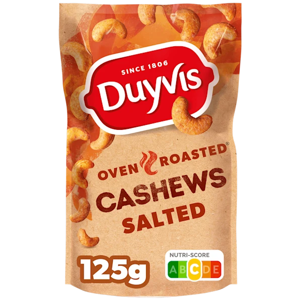 Duyvis Oven roasted gezouten cashews