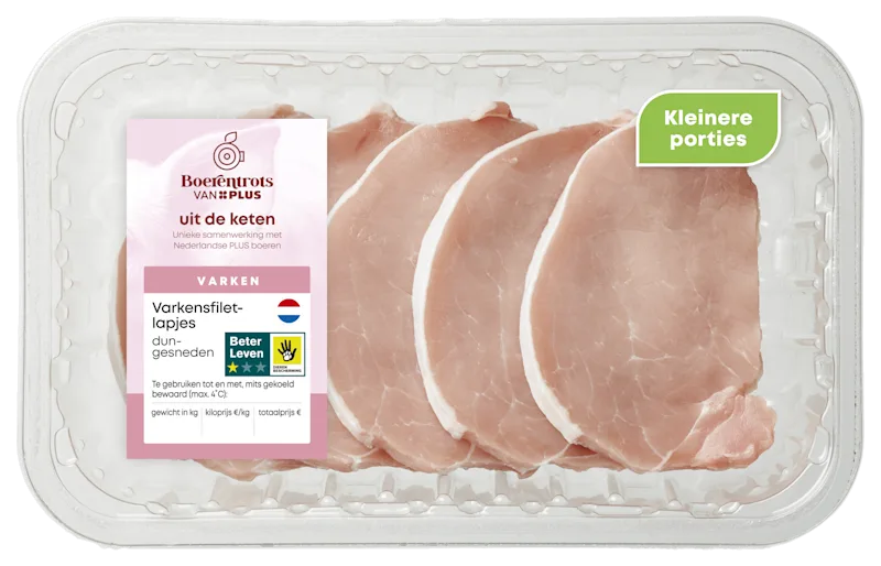 PLUS Boerentrots Varkensfiletlap a la minute