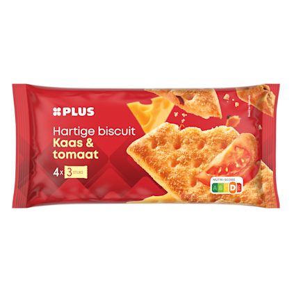 Hartige biscuits kaas-tomaat