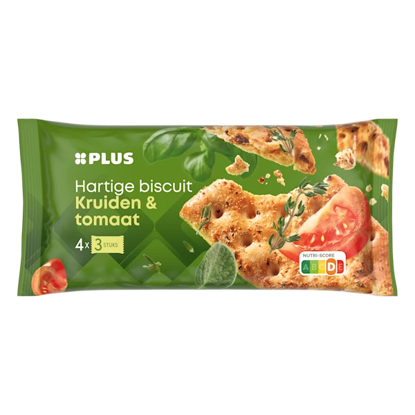 PLUS Hartige biscuits Italiaanse kruiden