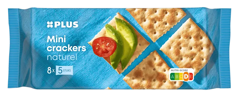 PLUS Mini crackers naturel