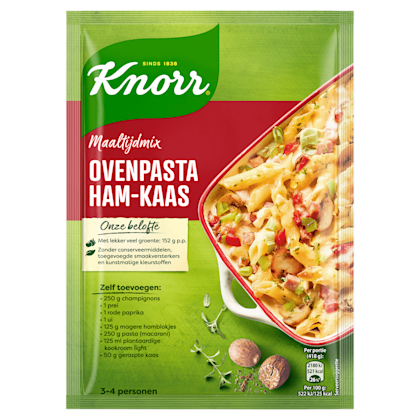 Maaltijdmix Ovenpasta Ham-Kaas