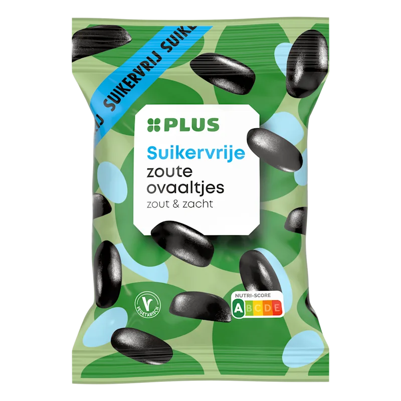PLUS Zoute ovaaltjes suikervrij