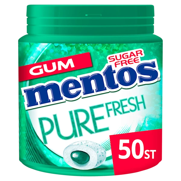 Mentos Pure Fresh Wintergreen 50 st pot