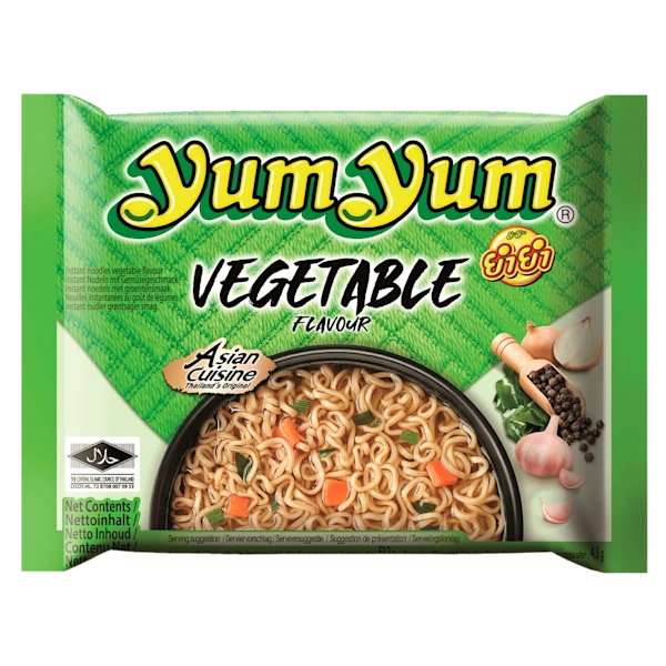 Yum Yum Noodlesoep groenten