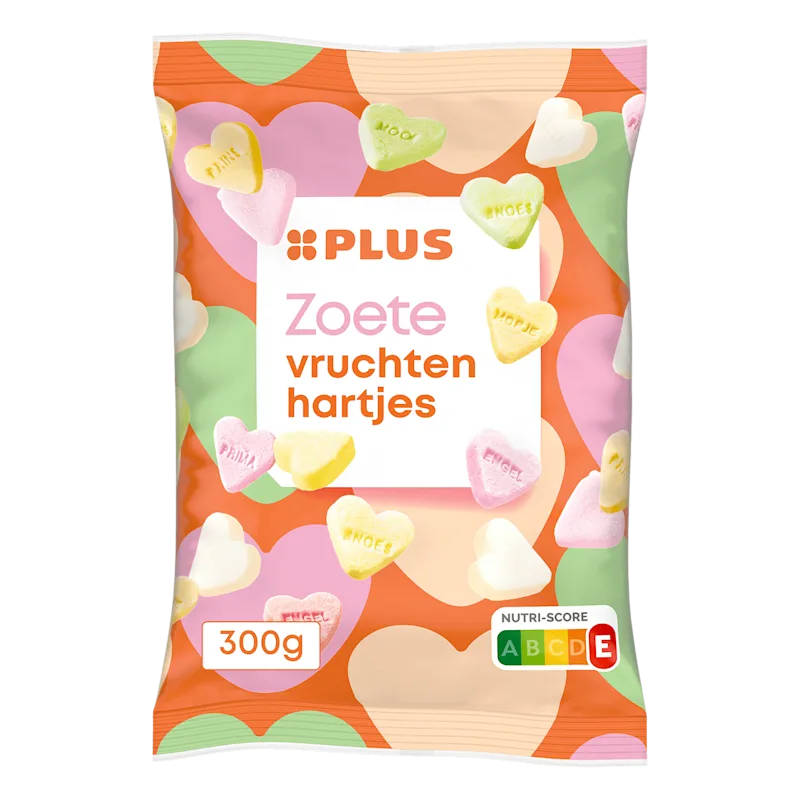 PLUS Vruchtenhartjes
