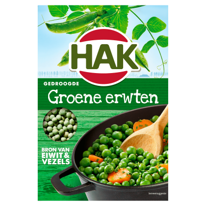 Gedroogde groene erwten