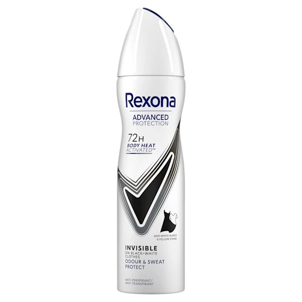 Rexona Women deodorant spray invisible B&W