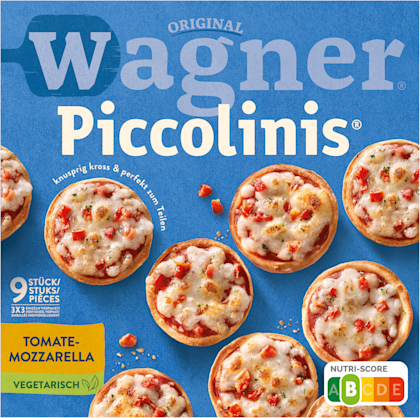 Piccolini mini pizza tomaat mozzarella