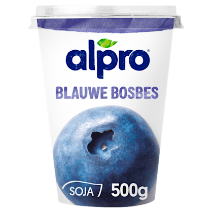 Plantaardige Variatie Yoghurt Bosbes