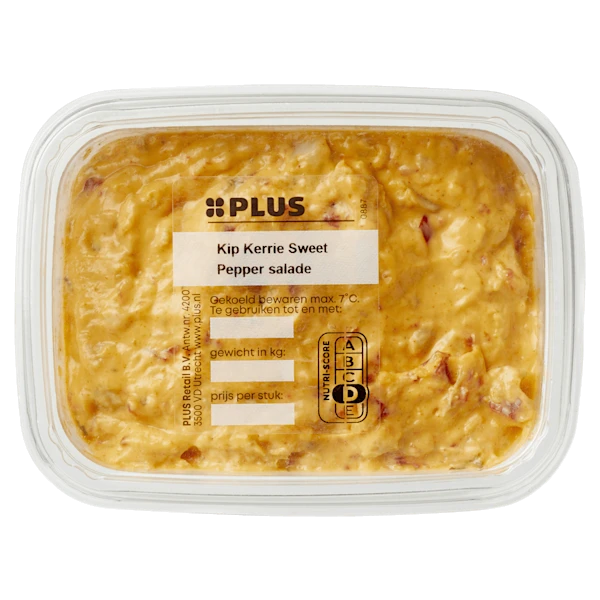 PLUS Kip Kerrie Sweet Pepper Salade