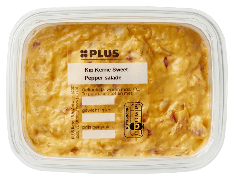 PLUS Kip Kerrie Sweet Pepper Salade