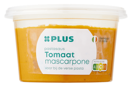 Pastasaus tomaat mascarpone